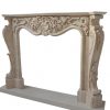 Travertine Fire Place