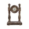 Dark Emperador Marble Clock