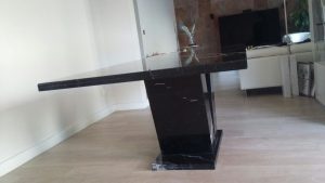 Black Marquina Marble Table