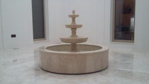 Marble Fountain- Crema Marfil