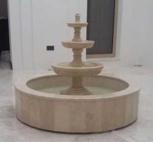 Marble Fountain- Crema Marfil