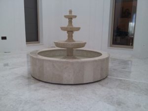 Marble Fountain- Crema Marfil