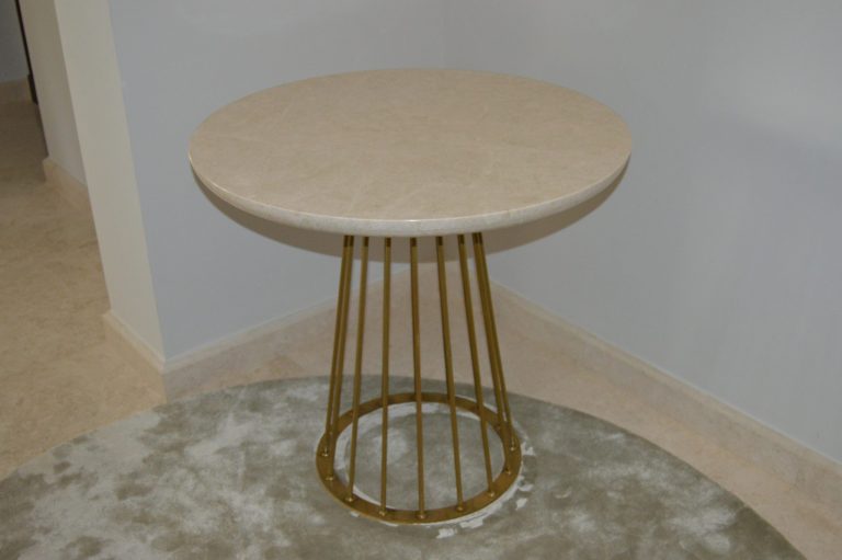 Omani Beige Marble Table Top