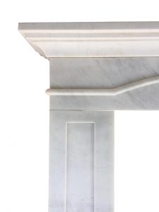 Martini White Marble Fire Place