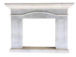 Martini White Marble Fire Place