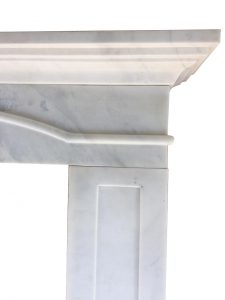 Martini White Marble Fire Place