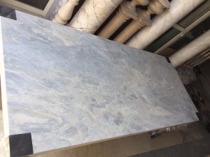 Dining Table- Fior Di Pesco grey marble