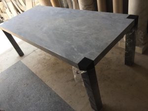 Dining Table- Fior Di Pesco grey marble