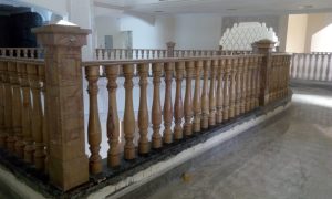 Yellow Sunset Marble Balustrades