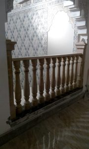 Yellow Sunset Marble Balustrades