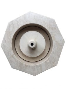 Crema Marfil Marble Fountain