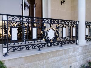 Engraved Marble for Handrails