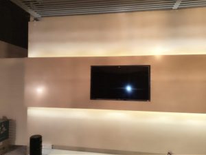 Television (TV) Wall Cladding BEIG TRAVERTINE  HONED