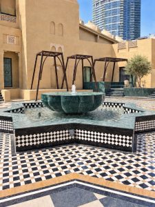 Green Marble Fountain for 5 Star Hotel in Dubai